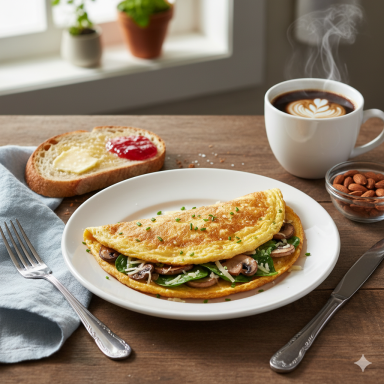 Omelette aux légumes